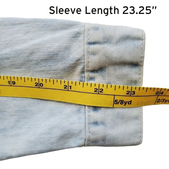 Jak & Rae Acid Wash Saks 5th Ave Very Rare Vintage Y2K Jean Jacket Patches S - Picture 10 of 16